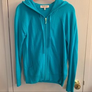 Juicy Couture Cashmere Sweater  Zip Hoodie Size Extra Small